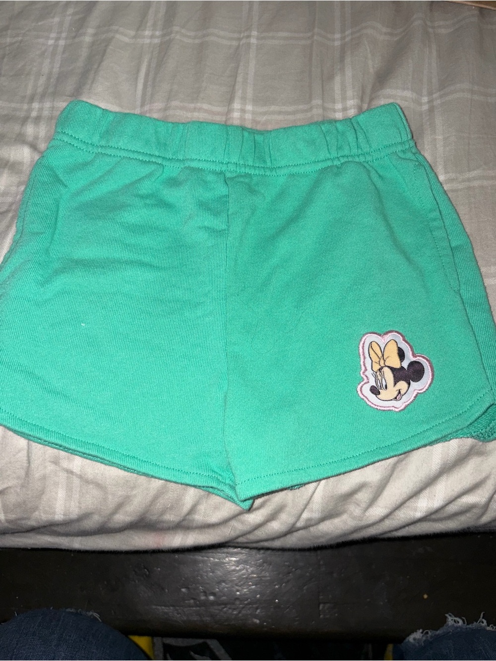 Disney Mint Green Minnie Mouse Girls' Shorts